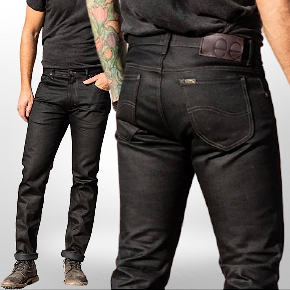 Lee 101 Rider Black Selvedge Denim Jean MSRP $200+